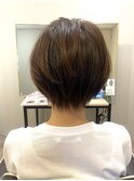 スッキリ見えの楽ショート♪