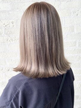 トップヘアーラウンジ 知立(TOP HAIR Lounge) ほっこりミルクティー抜け感カラー/ハイトーンカラー
