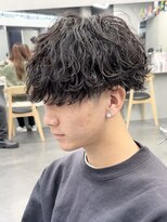 フィフス 渋谷(fifth)&nbsp;メンズマッシュ波巻きスパイラルパーマツイストスパイラルパーマ