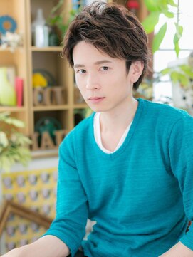 カバーヘア ブリス 上尾西口店(COVER HAIR bliss) グレイアッシュくせ毛風かき上げヘアc5上尾20代30代40代