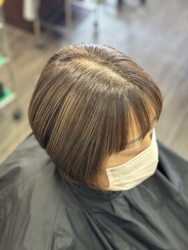 ヘア ウィッシュ 須磨区名谷店(HAIR WISH) 脱白髪染め/脱白髪染めハイライト