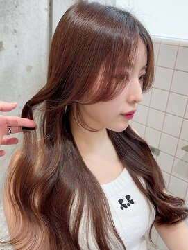 ルームバイシー 新宿(Loom. by Sea) 韓国風前髪×レイヤーカット【髪質改善/新宿/レイヤーカット】