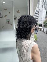 ロペ(ROPE)&nbsp;ウルフミディアム×パーマ　【ROPE 横須賀中央】