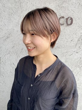 ニコ(HAIR DESIGN ROOM nico) ベージュショート