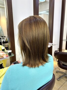 ヘアアーク(HAIR arc) ミントアッシュ#外ハネボブ#マロンベージュ#ブリーチ無し