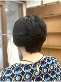 襟足スッキリ　ショートヘア