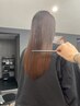 [平日限定]30.40代◎カット+脱白髪染めカラー+髪質改善トリートメント￥15000