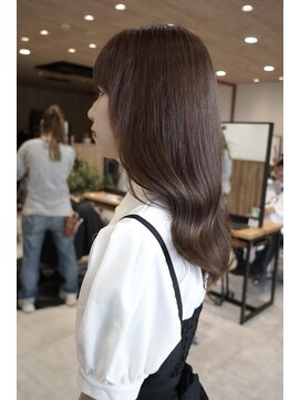 ミューズ バイ ケンジ(MUSE by KENJE) ブリーチなしダブルカラーで作る透明感ブラウンベージュ