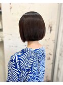 首元スッキリボブ(50代女性)