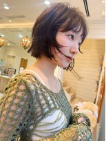 ネオリーブ アンド 渋谷店(Neolive &)&nbsp;渋谷/チェリーブラウン/ホワイトグレージュ/デジタルパーマ