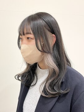 シズク(sizuk) ホワイトベージュインナーカラー