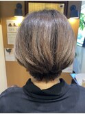 前下がりショートボブ