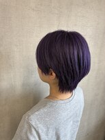 トリコ(ToricO)&nbsp;ラベンダーパープル　ダブルカラー　ショートカット