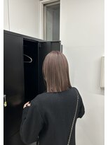 ディジョン 自由ヶ丘(Dijon)&nbsp;韓国顔まわりレイヤーカットグレージュオリーブベージュブラウン