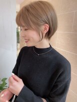 サンドパールス 仙台店(sand PALCE)&nbsp;髪質改善/大人ガーリー/似合わせカット/ショートボブ前髪/仙台