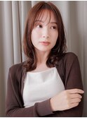 ハッシュカットくびれヘア顔周りレイヤースタイルZ大宮30代40代