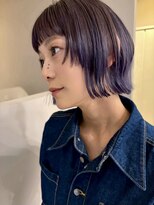 ヘア アンド メイク アートレス(Hair and Make Art less)&nbsp;冬の空気感に映えるミニボブ