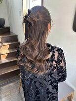 オンカン(onkan)&nbsp;ヘアセット/カチモリ/ハーフアップ/ヘアアレンジ/お呼ばれヘア