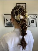 結婚式ヘアセット