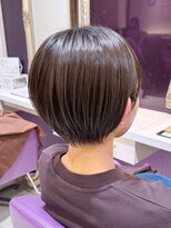 ハピネス 河原町店(Happiness)&nbsp;京都美容室　コンパクトショート　グレージュカラー　進詩織