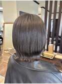 アッシュグレー×外ハネ