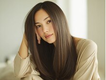 クロム 狭山ヶ丘店(CHROM)の雰囲気（縮毛矯正で雨でもまとまるストレートヘア[狭山ヶ丘/白髪ぼかし]）