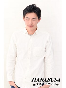 ハナブサ 田上店(HANABUSA) 立ち上げ七三バング王道ビジネスショート
