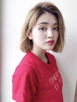 アグ ヘアー クレイン 宮崎店(Agu hair crane)&nbsp;パルージュ×切りっぱなしボブ 大人かわいい