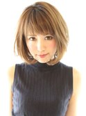 ３０代・４０代に人気トップふんわりワンカールボブ