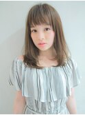 小顔ナチュラルストレート