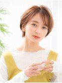 小顔丸みショートスタイル