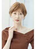 大人フェミニンなショートボブ