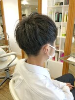 ヘッズ 本八幡店(HEADS)&nbsp;MEN'S HAIR  センターパート　ツイストスパイラル　コンマヘア