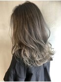 バレイヤージュ/グラデーションカラースタイル/白髪染め対応
