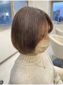 超低ダメージ髪質改善ストレート×フォギーベージュ