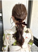 卒業式ヘアセット◎ローポニー【町田/jr町田/町田駅】