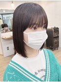 小顔ボブ×美髪[ぱつっとボブ/縮毛矯正/横浜韓国]