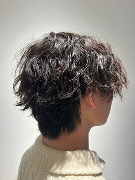 エヌアンドエー 春日部東口店(hair shop N&A) メンズパーマ#1 黒髪短髪ツイストスパイラル/ダウンパーマ