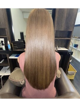 アールサロンプラスキャスパ 自由が丘(Rrsalon+CASPA) 《髪質改善》R.HASエクソソーム水素トリートメント+カラー