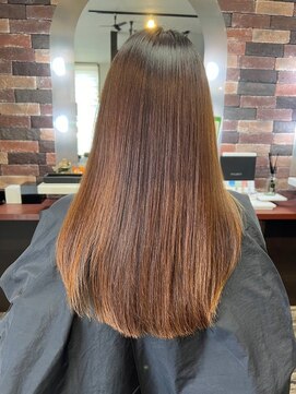 ヘアー リードレス(hair Re:dress) サラ艶ストレート髪質改善艶カラー
