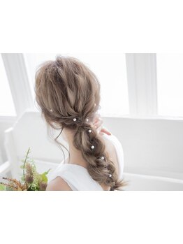 【品川駅徒歩3分】おしゃれなアレンジで心に残る瞬間を◎[ヘアセット\3000～]