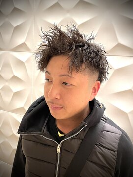 銀座マツナガ 浅草店 メンズパーマ/短髪/ツイストスパイラルパーマ/20代