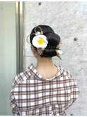 成人式卒業式ヘア＊着物タイトアレンジ/袴.振袖