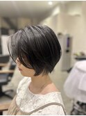 大人ショート★暗髪