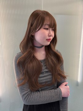 ボタン ハカタ(VOTAN hakata) ベージュ/ブリーチなしダブルカラー/レイヤーカット