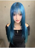 ブルーカラー・ハイトーンカラー・ターコイズブルー