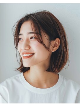 ルシードスタイル アウラ 松戸市五香(LUCIDO STYLE Aura) うる艶サラサラショート【松戸#五香#白髪染め#カラー#髪質改善】