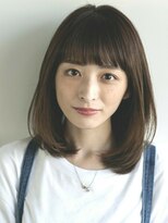 エミュ 表参道 青山(emu)&nbsp;【emu井上信洋】ぱつっと前髪と丸みミディアムボブ【エミュ】