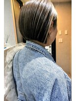 ブルー(Blue)&nbsp;Blue　ボブ×ハイライト×フェイスフレーミング