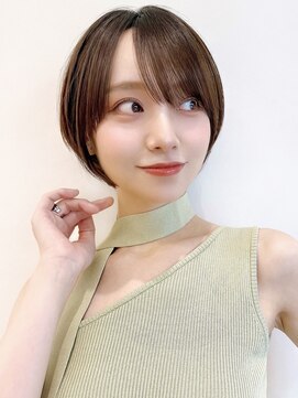 セイドット オモテサンドウ(Say. omotesando) Say.くびれショート丸みショートヘーゼルグレージュ表参道青山